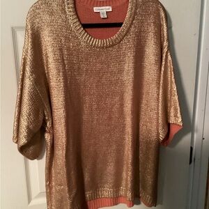 Coldwater Creek Gold Sweater